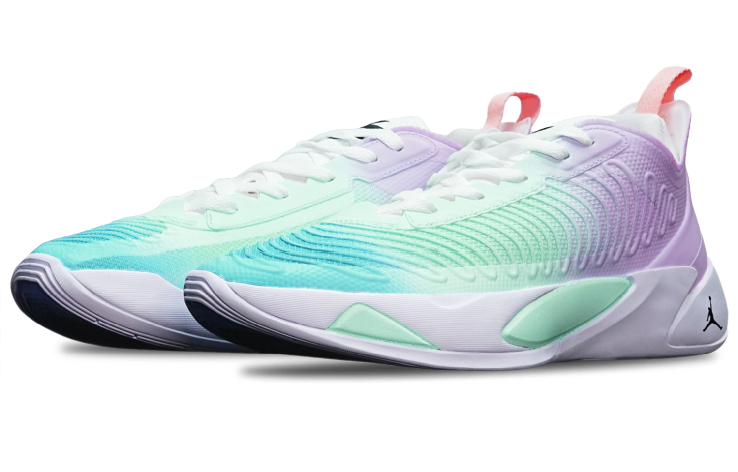 Shop [Sepatu Custom] Air Jordan Luka 1 PF 'Macaron Gradasi Biru Ungu Putih' DN1771-106(TeamT-东契奇蓝紫S-BOX)