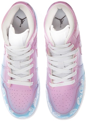 【カスタムシューズ】バレンタインブルーピンクグラデーションAir Jordan Mid 554724-130(TeamA-AJ1男女款腰果花蓝粉) Shop 【カスタムシューズ】バレンタインブルーピンクグラデーションAir Jordan Mid 554724-130(TeamA-AJ1男女款腰果花蓝粉)