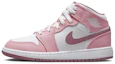 Cheap 【訂製球鞋】Jordan Air Jordan 1 Mid OKHR 動畫風 比卡 電量 心 質感磨舊 中筒 復古籃球鞋 GS 白粉