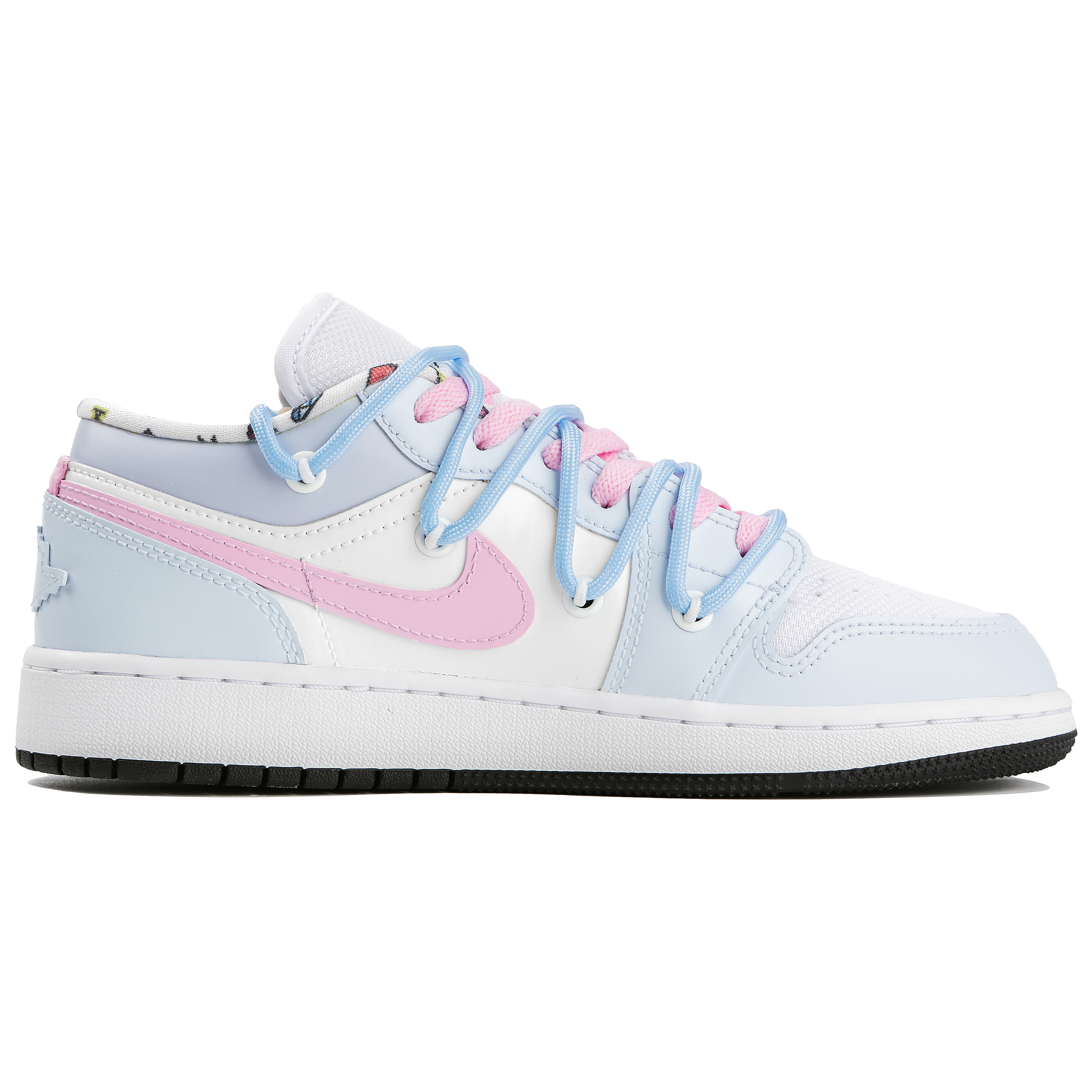 Lookbook [Zapatillas personalizadas] Air Jordan Sanrio x 1 Low "Cachorro Morado" DM8969-114(Team4-女款心动小狗SBOX)