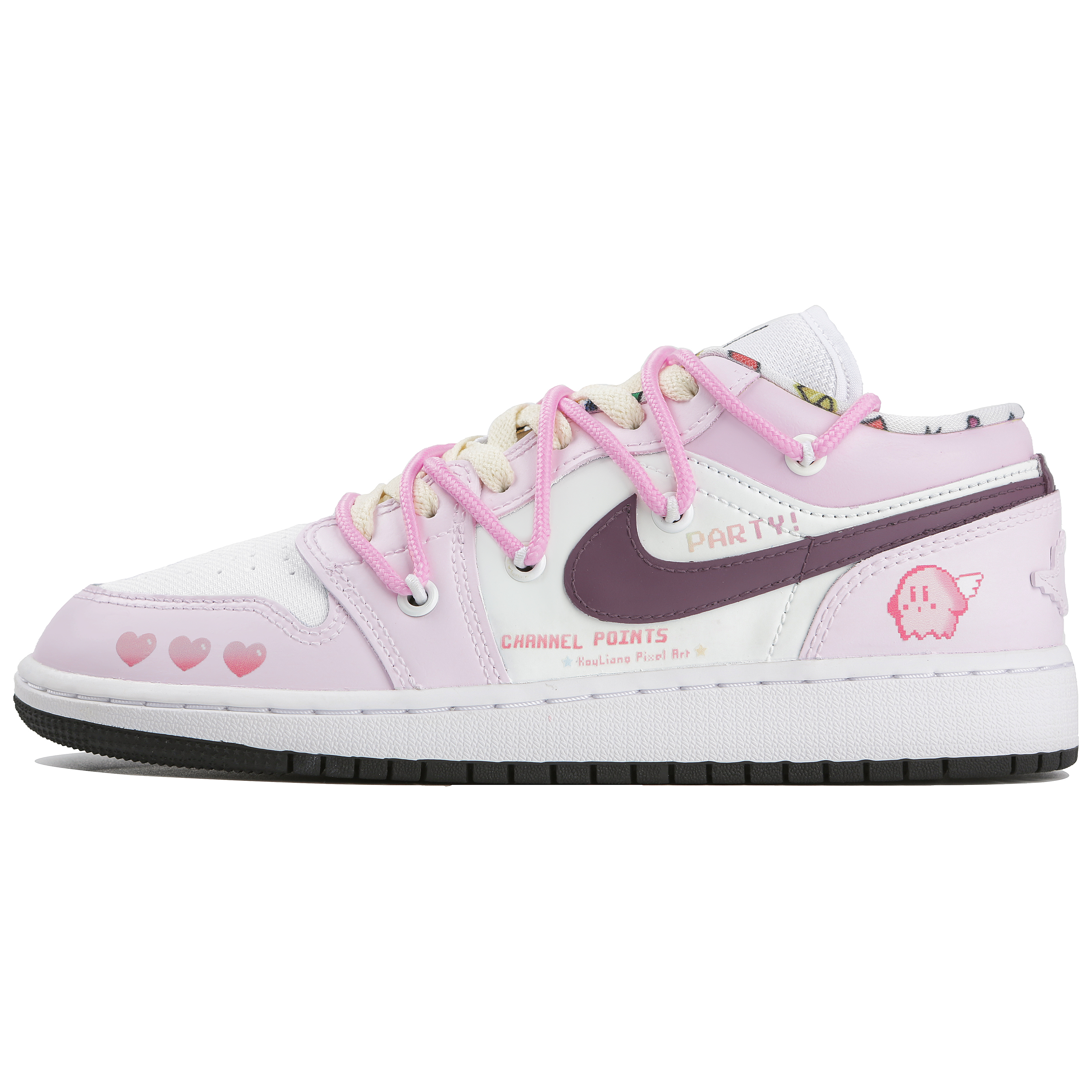 Order [カスタムシューズ] エアジョーダン サンリオ x 1 ロー 'ゼリーパーティーパープル' DM8969-114(Team4-女款果冻派对SBOX)