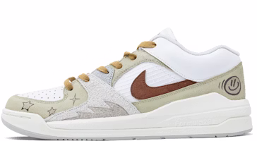 【訂製球鞋】 Jordan Stadium 90 簡約 摩卡笑臉 潮流減震防滑耐磨 低幫 生活休閒鞋 男女同款 白灰咖 Buy 【訂製球鞋】 Jordan Stadium 90 簡約 摩卡笑臉 潮流減震防滑耐磨 低幫 生活休閒鞋 男女同款 白灰咖