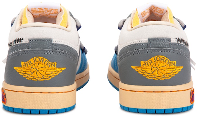 【客製化球鞋】 佐敦 Air Jordan 1 低筒 小Union 解構綁帶 材質拼接 復古 低筒 復古籃球鞋 男款 藍灰紅 Purchase 【客製化球鞋】 佐敦 Air Jordan 1 低筒 小Union 解構綁帶 材質拼接 復古 低筒 復古籃球鞋 男款 藍灰紅