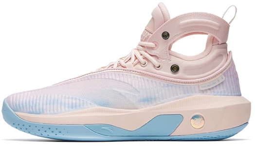 【定製籃球鞋】Anta安踏 KT8 野鶴製造 湯普遜8代 氮科技 櫻花海浪 高筒 實戰籃球鞋 男款 藍粉 Details for 【定製籃球鞋】Anta安踏 KT8 野鶴製造 湯普遜8代 氮科技 櫻花海浪 高筒 實戰籃球鞋 男款 藍粉