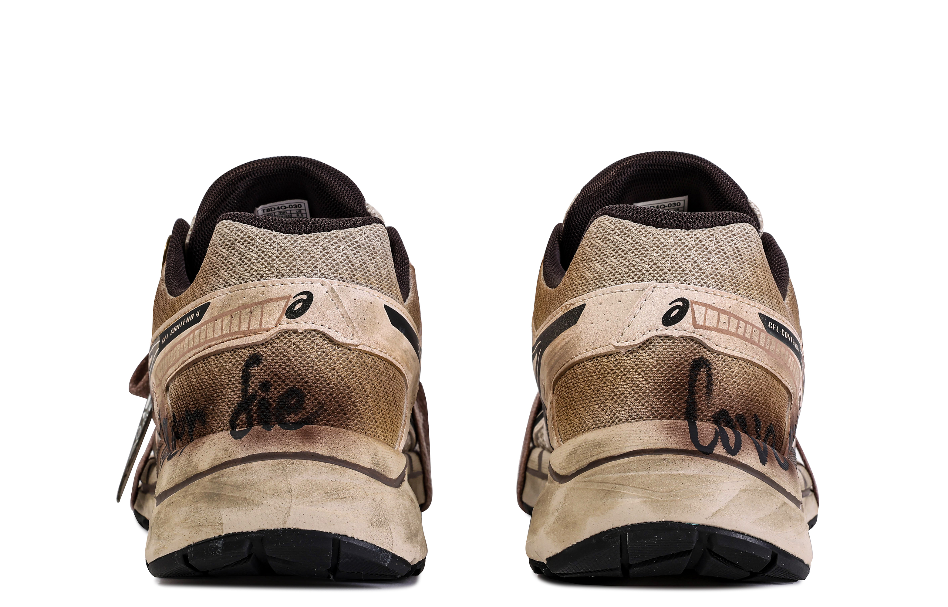 Purchase 【カスタムシューズ】ASICS ゲルコンテンド 4「ダ・ヴィンチウェイストランドブラウン」 T8D4Q-030(TEAMM-浮冥废墟)