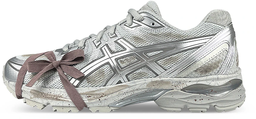 【訂製球鞋】 Asics Gel-Flux 4 TW 復古土壤 風格戰損 綁帶 減震 低筒 跑步鞋 GS 灰銀 Buy 【訂製球鞋】 Asics Gel-Flux 4 TW 復古土壤 風格戰損 綁帶 減震 低筒 跑步鞋 GS 灰銀