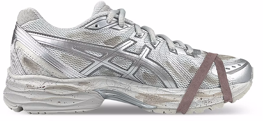 【訂製球鞋】 Asics Gel-Flux 4 TW 復古土壤 風格戰損 綁帶 減震 低筒 跑步鞋 GS 灰銀 Order 【訂製球鞋】 Asics Gel-Flux 4 TW 復古土壤 風格戰損 綁帶 減震 低筒 跑步鞋 GS 灰銀