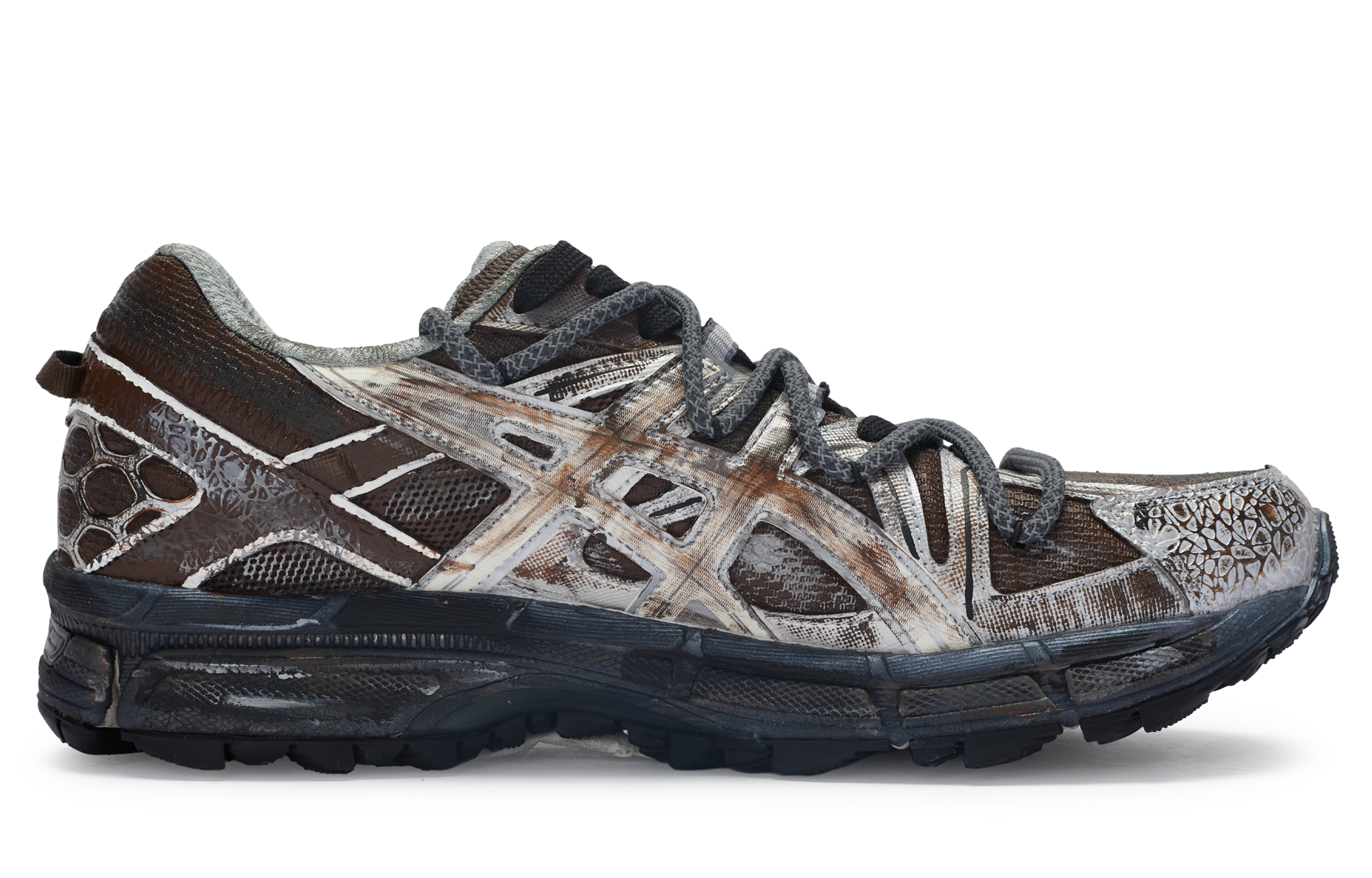 Order [カスタムシューズ] ASICS Gel-Kahana 8 'シルバー ブラウン ブラック' 1011B109-031(Team80-男款旷野计划)