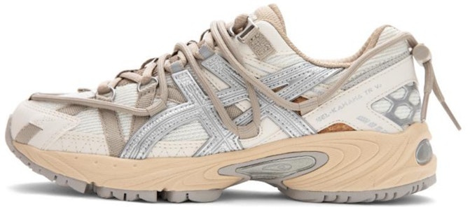【客製化球鞋】 Asics Gel-Kahana TR V2 專一打造 末日黃昏 熾火燒烤 烈火 戰損藝術 解構雙鞋帶 低筒 日常休閒鞋 男女同款 米灰色 Sizing 【客製化球鞋】 Asics Gel-Kahana TR V2 專一打造 末日黃昏 熾火燒烤 烈火 戰損藝術 解構雙鞋帶 低筒 日常休閒鞋 男女同款 米灰色