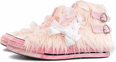 【定制球鞋】Converse 1970s All Star 雪國甜心 解構鞋帶 皮帶扣 復古 耐磨防滑 高幫 帆布鞋 男女同款 粉白 Lookbook 【定制球鞋】Converse 1970s All Star 雪國甜心 解構鞋帶 皮帶扣 復古 耐磨防滑 高幫 帆布鞋 男女同款 粉白