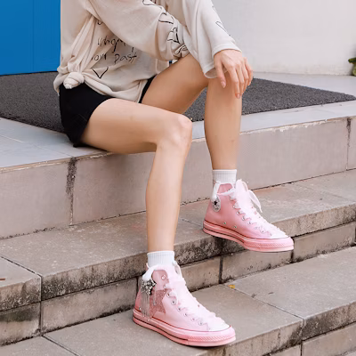 컨버스 1970s 웨스턴 핑크 하이 (Converse 1970s Western Pink High) 162053C-(Team104-西部牛仔) Cheap 컨버스 1970s 웨스턴 핑크 하이 (Converse 1970s Western Pink High) 162053C-(Team104-西部牛仔)