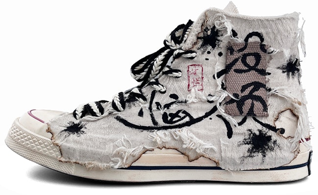 컨버스 1970s 하이 '우유채 꽃 서예' 커스텀 슈즈 162053C-(Team104-没烦恼) Buy 컨버스 1970s 하이 '우유채 꽃 서예' 커스텀 슈즈 162053C-(Team104-没烦恼)
