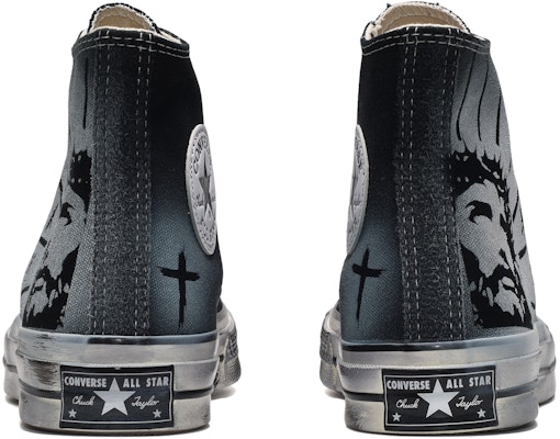 커스텀 컨버스 1970 하이 블랙 그레이 '러브 앤 피스' 162050C(TeamE-男女款和平之主黑灰) Shop 커스텀 컨버스 1970 하이 블랙 그레이 '러브 앤 피스' 162050C(TeamE-男女款和平之主黑灰)