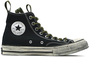 【訂製球鞋】Converse All Star 1970s 夏令營機能風 鞋底做舊 夏日主題訂製 輕便舒適 高幫休閒帆布鞋 男女同款 黑色 Order 【訂製球鞋】Converse All Star 1970s 夏令營機能風 鞋底做舊 夏日主題訂製 輕便舒適 高幫休閒帆布鞋 男女同款 黑色