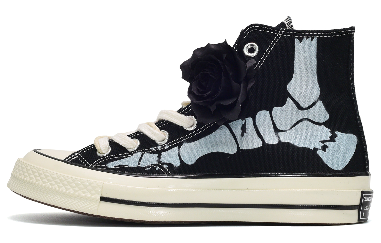 Buy 【定制球鞋】Converse 1970s all star CUS ID 漸變色 黑玫瑰 高筒 帆布鞋 男女同款 黑灰