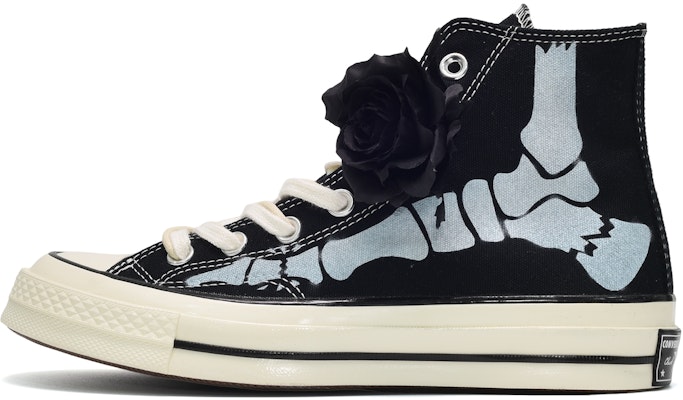 カスタム70sチャックテイラー「黒薔薇グラデ」 162050C(TeamE-男女款黑玫瑰黑灰) Buy カスタム70sチャックテイラー「黒薔薇グラデ」 162050C(TeamE-男女款黑玫瑰黑灰)