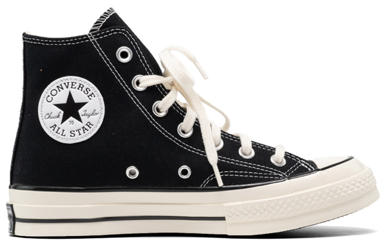Order 【定制球鞋】Converse All Star 1970s 經典款 牛仔 腰果花 縫紉 拼接 高幫 帆布鞋 男女同款 黑棕
