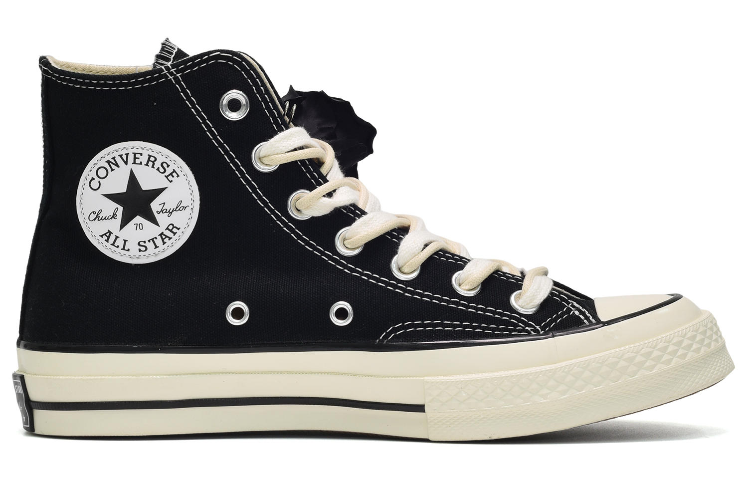 Order 【定制球鞋】Converse 1970s all star CUS ID 漸變色 黑玫瑰 高筒 帆布鞋 男女同款 黑灰