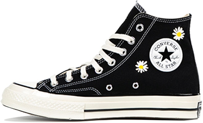 【定制球鞋】Converse All Star 1970s High 高筒 小雛菊 專屬定制 帆布鞋 男款 黑白 Order 【定制球鞋】Converse All Star 1970s High 高筒 小雛菊 專屬定制 帆布鞋 男款 黑白