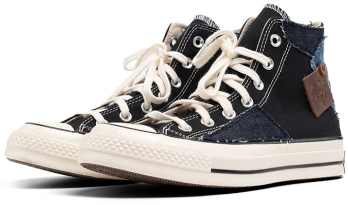 컨버스 70s 하이 '블랙 브라운 데님 캐슈 플라워' (커스텀) 162050C(Teamfour-男女同款牛仔黑棕) Lookbook 컨버스 70s 하이 '블랙 브라운 데님 캐슈 플라워' (커스텀) 162050C(Teamfour-男女同款牛仔黑棕)