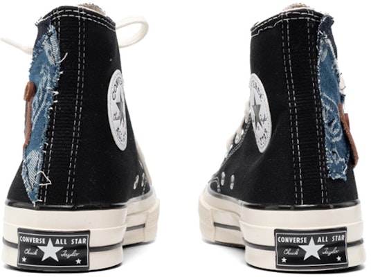 컨버스 70s 하이 '블랙 브라운 데님 캐슈 플라워' (커스텀) 162050C(Teamfour-男女同款牛仔黑棕) Purchase 컨버스 70s 하이 '블랙 브라운 데님 캐슈 플라워' (커스텀) 162050C(Teamfour-男女同款牛仔黑棕)