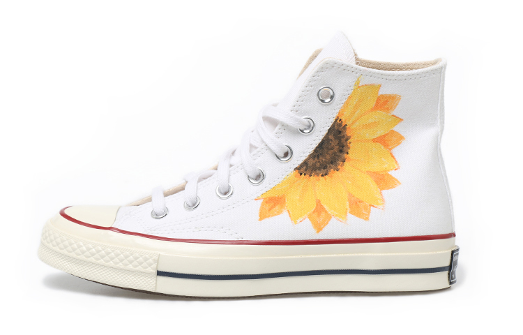 Buy 【定制球鞋】Converse all star 1970s high 經典款 匡威 高筒帆布鞋 男女同款 向日葵 小麥穗