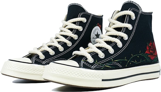 【定制鞋款】匡威1970s高帮‘荆棘玫瑰情人节版’ 162050C(Team陆-手绘玫瑰荆棘) Lookbook 【定制鞋款】匡威1970s高帮‘荆棘玫瑰情人节版’ 162050C(Team陆-手绘玫瑰荆棘)