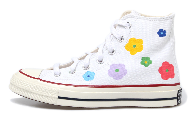 [Custom Shoes] Converse All Star 1970s High 'White Daisy Floral'