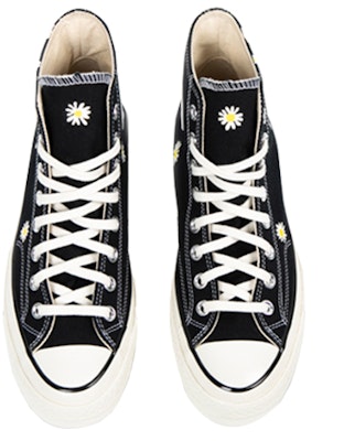 다빈치 데이지 커스텀 컨버스 올스타 1970 하이 162050C(TeamM-帆布鞋主题女款小雏菊黑白) Purchase 다빈치 데이지 커스텀 컨버스 올스타 1970 하이 162050C(TeamM-帆布鞋主题女款小雏菊黑白)