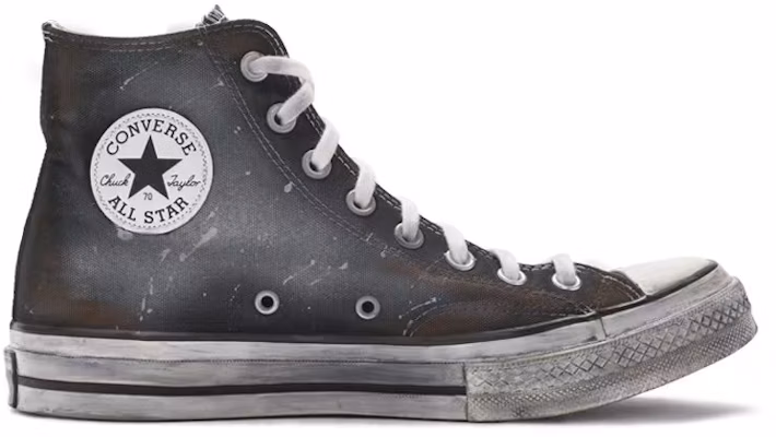 컨버스 올스타 하이 '빈티지 블랙 화이트' 커스텀 핸드페인팅 162050C(TeamR-男女款无秩序黑白) Order 컨버스 올스타 하이 '빈티지 블랙 화이트' 커스텀 핸드페인팅 162050C(TeamR-男女款无秩序黑白)