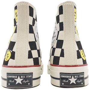 Zapatillas Converse Chuck 70 'Graffiti Sonriente a Cuadros' 162053C(TeamD-男女同款棋盘格笑脸黑白黄) Purchase Zapatillas Converse Chuck 70 'Graffiti Sonriente a Cuadros' 162053C(TeamD-男女同款棋盘格笑脸黑白黄)
