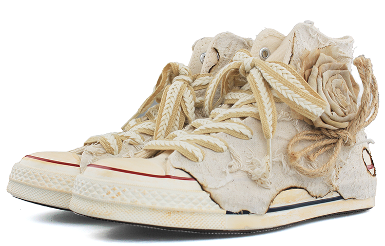 Lookbook 【定制球鞋】Converse 1970s All Star Chuck Hi 常青 防滑耐磨 高筒 帆布鞋 男女同款 米白