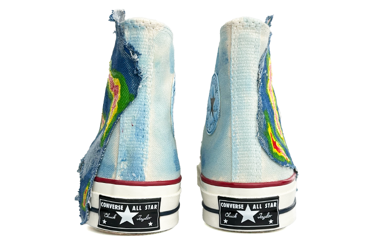 Shop [Chaussures Personnalisées] Converse Chuck 70 Hi ''Impression Thermique Main'' 162053C(Team13-手掌热成像)