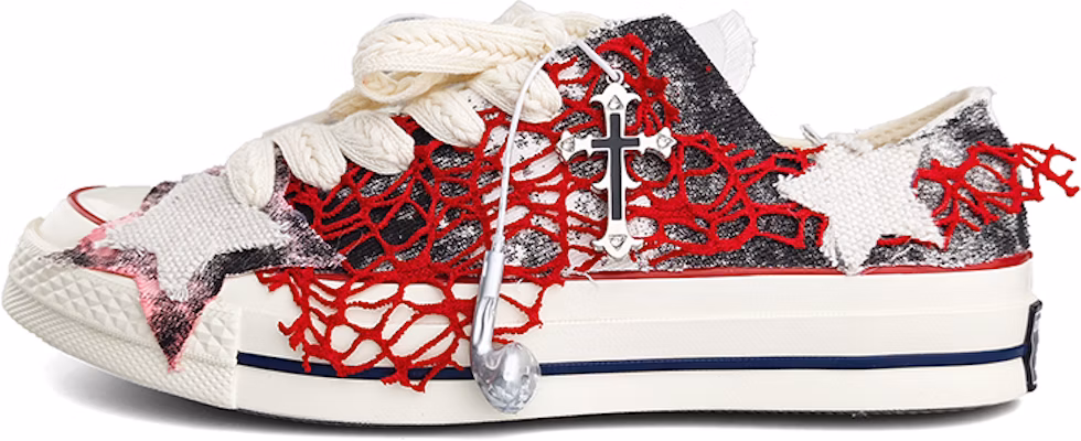 Zapatos Converse Chuck Taylor 70s Low Negro Rojo 'Parche Fruta Diablo Gótico' 162065C(Team13-恶魔果实) Buy Zapatos Converse Chuck Taylor 70s Low Negro Rojo 'Parche Fruta Diablo Gótico' 162065C(Team13-恶魔果实)