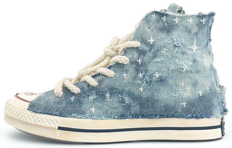 [Custom Shoes] Converse Chuck Taylor All-Star High 'Denim Blue'