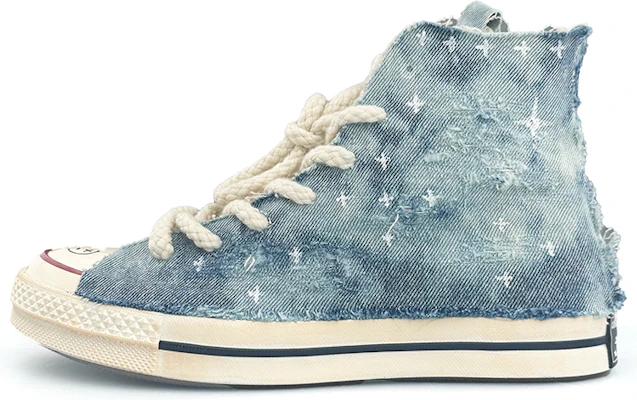 【定制鞋款】匡威Chuck Taylor All-Star高帮‘牛仔蓝’ 162053C(Team13-西部牛仔) Buy 【定制鞋款】匡威Chuck Taylor All-Star高帮‘牛仔蓝’ 162053C(Team13-西部牛仔)