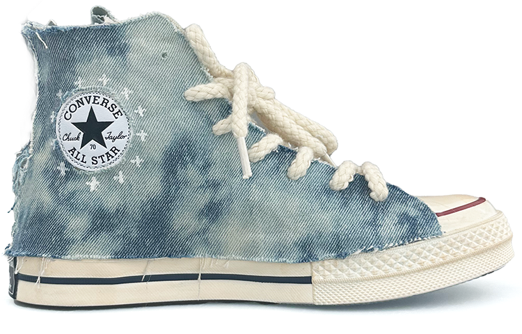 Order [Custom Schuhe] Converse Chuck Taylor All-Star High ''Denim Blau'' 162053C（Team13-西部牛仔）