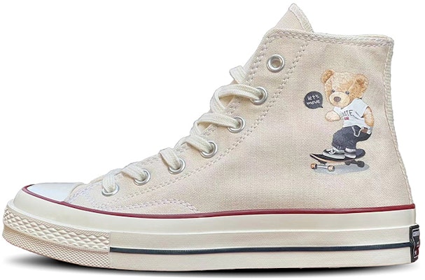 【カスタムシューズ】コンバース チャックテイラー オールスター 1970s「テディベア」 162053C(TeamD-男女同款运动小熊米白) Buy 【カスタムシューズ】コンバース チャックテイラー オールスター 1970s「テディベア」 162053C(TeamD-男女同款运动小熊米白)