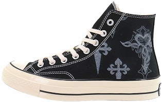 【定制鞋款】匡威1970经典高帮'涂鸦白十字-复古黑' 162050C(Team10-个性涂鸦白色十字k) Buy 【定制鞋款】匡威1970经典高帮'涂鸦白十字-复古黑' 162050C(Team10-个性涂鸦白色十字k)