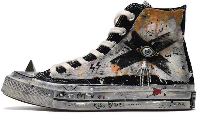 カスタム70sチャック「終末の荒野 - 死の接吻」 162050C(TeamE-男女款死神之吻黑黄) Buy カスタム70sチャック「終末の荒野 - 死の接吻」 162050C(TeamE-男女款死神之吻黑黄)