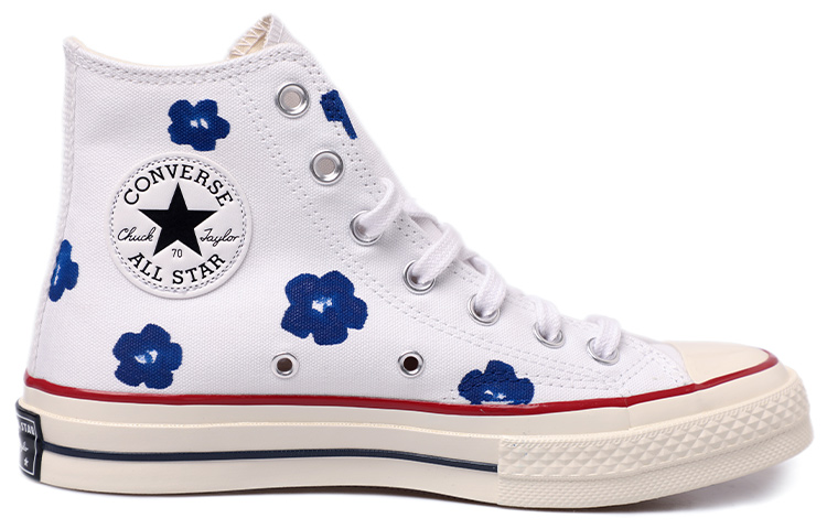Order カスタム チャックテイラー '70s ハイ "クラインブルー花柄" 162056C(Team拾玖-男女同款小花蓝白)