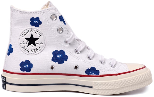 カスタム チャックテイラー '70s ハイ "クラインブルー花柄" 162056C(Team拾玖-男女同款小花蓝白) Order カスタム チャックテイラー '70s ハイ "クラインブルー花柄" 162056C(Team拾玖-男女同款小花蓝白)