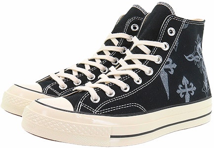 【定制鞋款】匡威1970经典高帮'涂鸦白十字-复古黑' 162050C(Team10-个性涂鸦白色十字k) Lookbook 【定制鞋款】匡威1970经典高帮'涂鸦白十字-复古黑' 162050C(Team10-个性涂鸦白色十字k)