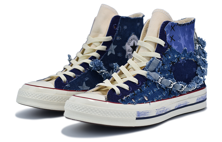 Lookbook [Custom Schuhe] Converse Chuck Taylor All Star 1970s ''Sternennacht Kette'' 162053C(Team114-满天星)