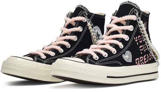 Zapatillas Converse Chuck Taylor All Star 70s 'Pearl Sweetheart' 162050C(TeamE-男女款甜心黑粉) Lookbook Zapatillas Converse Chuck Taylor All Star 70s 'Pearl Sweetheart' 162050C(TeamE-男女款甜心黑粉)