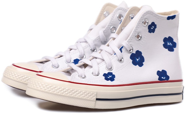 カスタム チャックテイラー '70s ハイ "クラインブルー花柄" 162056C(Team拾玖-男女同款小花蓝白) Lookbook カスタム チャックテイラー '70s ハイ "クラインブルー花柄" 162056C(Team拾玖-男女同款小花蓝白)