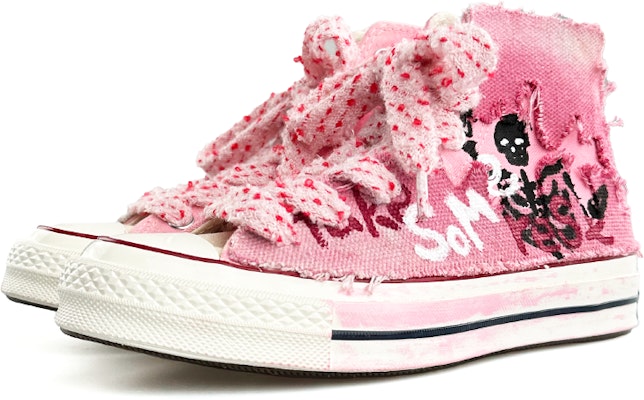 컨버스 척테일러 70s 해골그래피티 (검/핑) 162053C(Team13-手绘骷髅) Lookbook 컨버스 척테일러 70s 해골그래피티 (검/핑) 162053C(Team13-手绘骷髅)