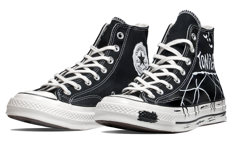 Lookbook [Chaussures Personnalisées] Converse Chuck Taylor All Star 1970s Hi ''Graffiti'' 162050C(Team34-涂鸦)
