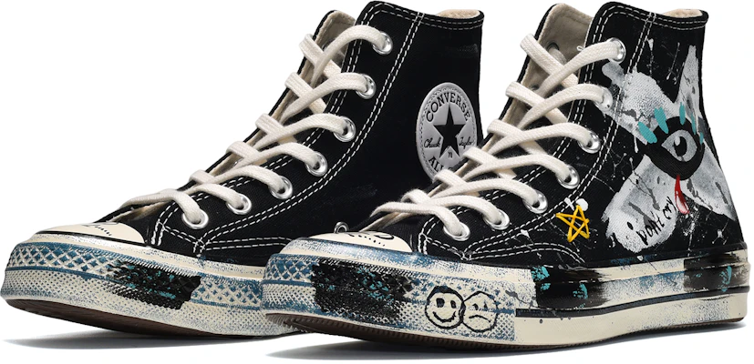 Converse Chuck Taylor All Star '70 Hi Graffiti Amor 162050C(TeamE-男女款笑脸黑白) Lookbook Converse Chuck Taylor All Star '70 Hi Graffiti Amor 162050C(TeamE-男女款笑脸黑白)