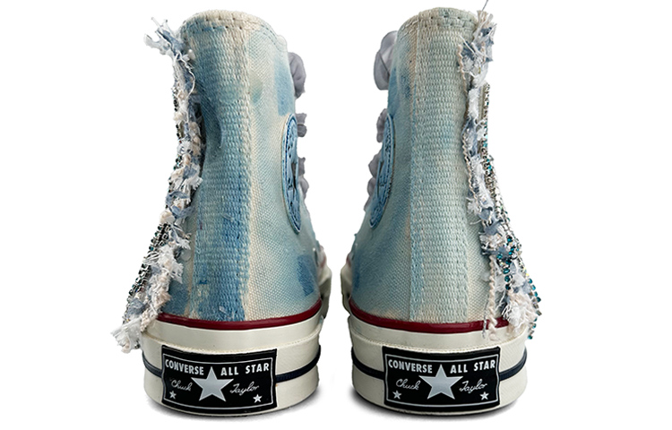 [Custom Shoes] Converse Chuck Taylor All Star 1970s High 'Blue Tweed' 圖 4